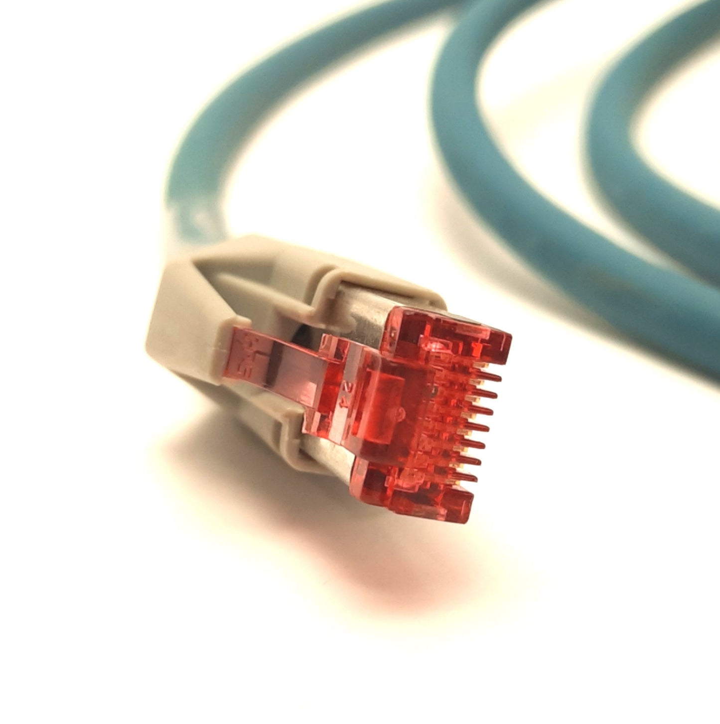 Used SMC EX9-AC030EN-PSRJ Profinet Ethernet Powerlink Cable 10Ft, RJ45 to M124-Pin