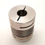 Used Gerwah DKN 45 Metal Bellows Motor Coupler 8mm to 12mm, 32mm OD, 41mm Length