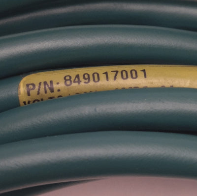 Used Cognex 84901-7001-05 Ethernet Cable RJ45 to M12 8-Pin, 30V 2A, 5m Long