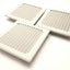 Used Lot of 3 Pentair SG0500404 Enclosure Exhaust Grilles 5" x 5", IP54, RAL 7035