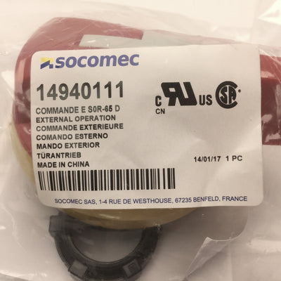 New Socomec 14940111 Rotary Handle On Off Round External Front Mount, 2-Position S0