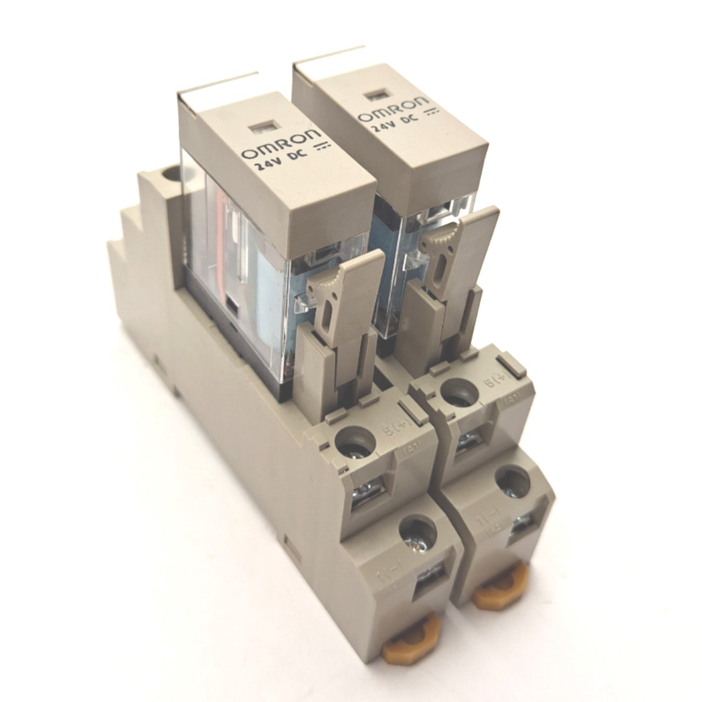 Used Lot of 2 Omron G2R-1-1(S) Power Relay Coil: 24VDC Contact: 250VAC 10A SPDT