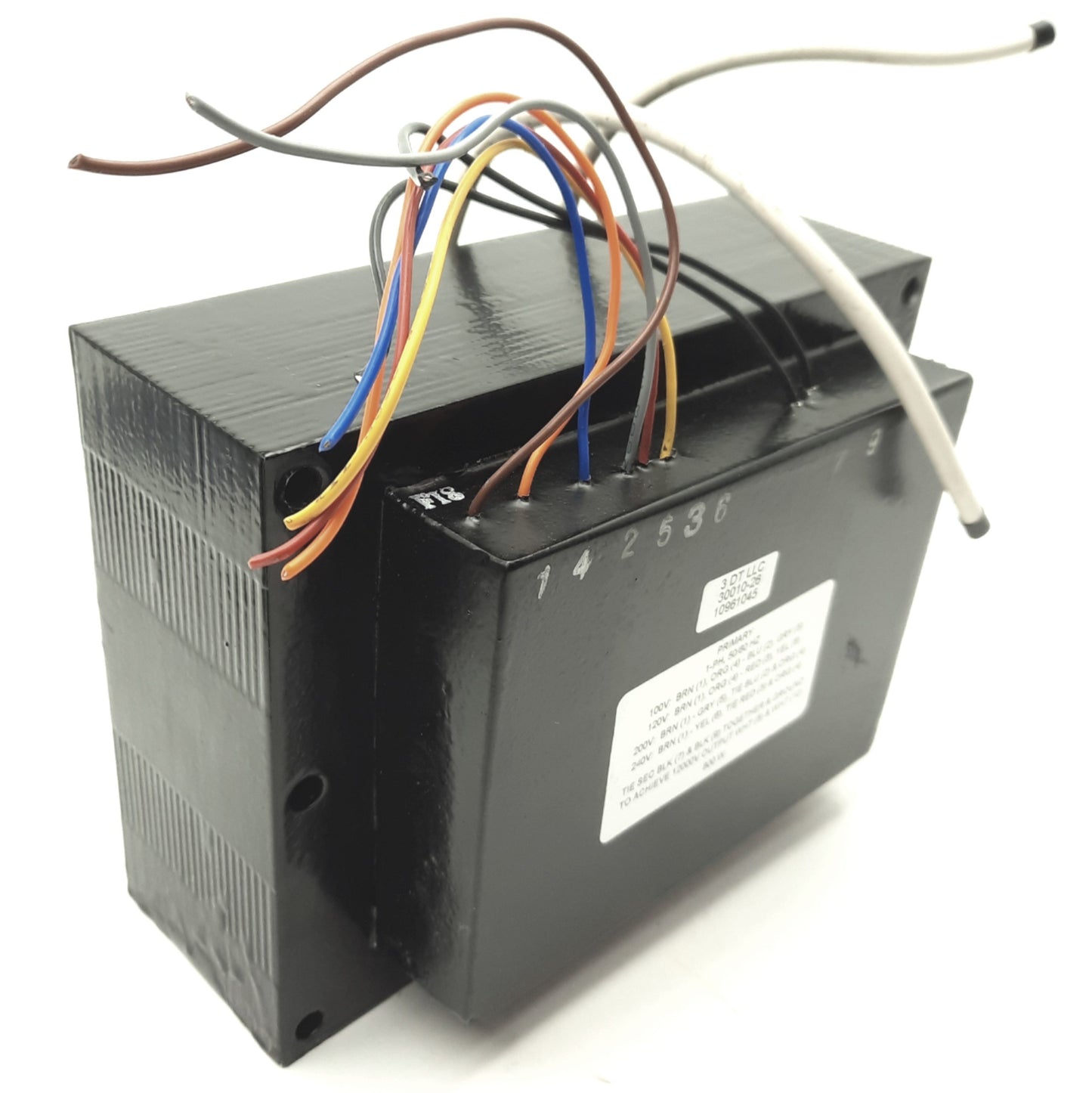 Used 3DT 30010-26 HV Transformer, 12000V 800W 120/240VAC for 10031-37 TubeDyne System