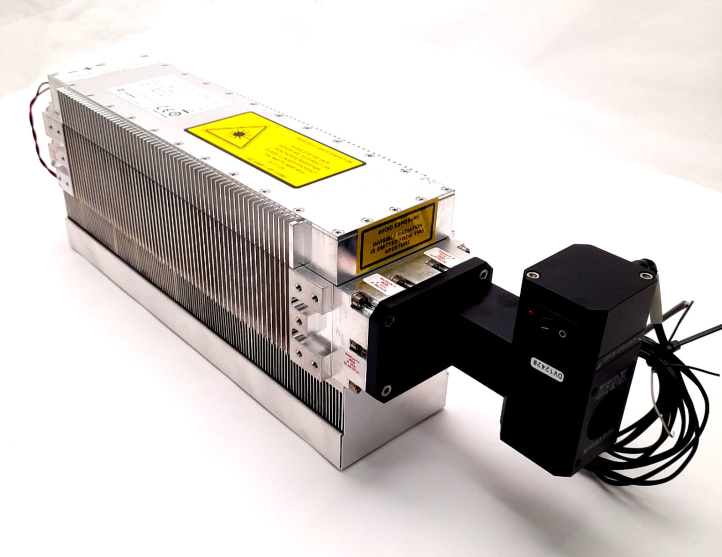 Used Coherent C-30 CO2 Laser Head w/ Shutter 30W Output 10.6µm RJ45 I/O, 48VDC 12A