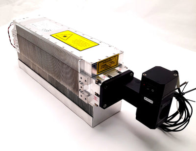 Used Coherent C-30 CO2 Laser Head w/ Shutter 30W Output 10.6µm RJ45 I/O, 48VDC 12A