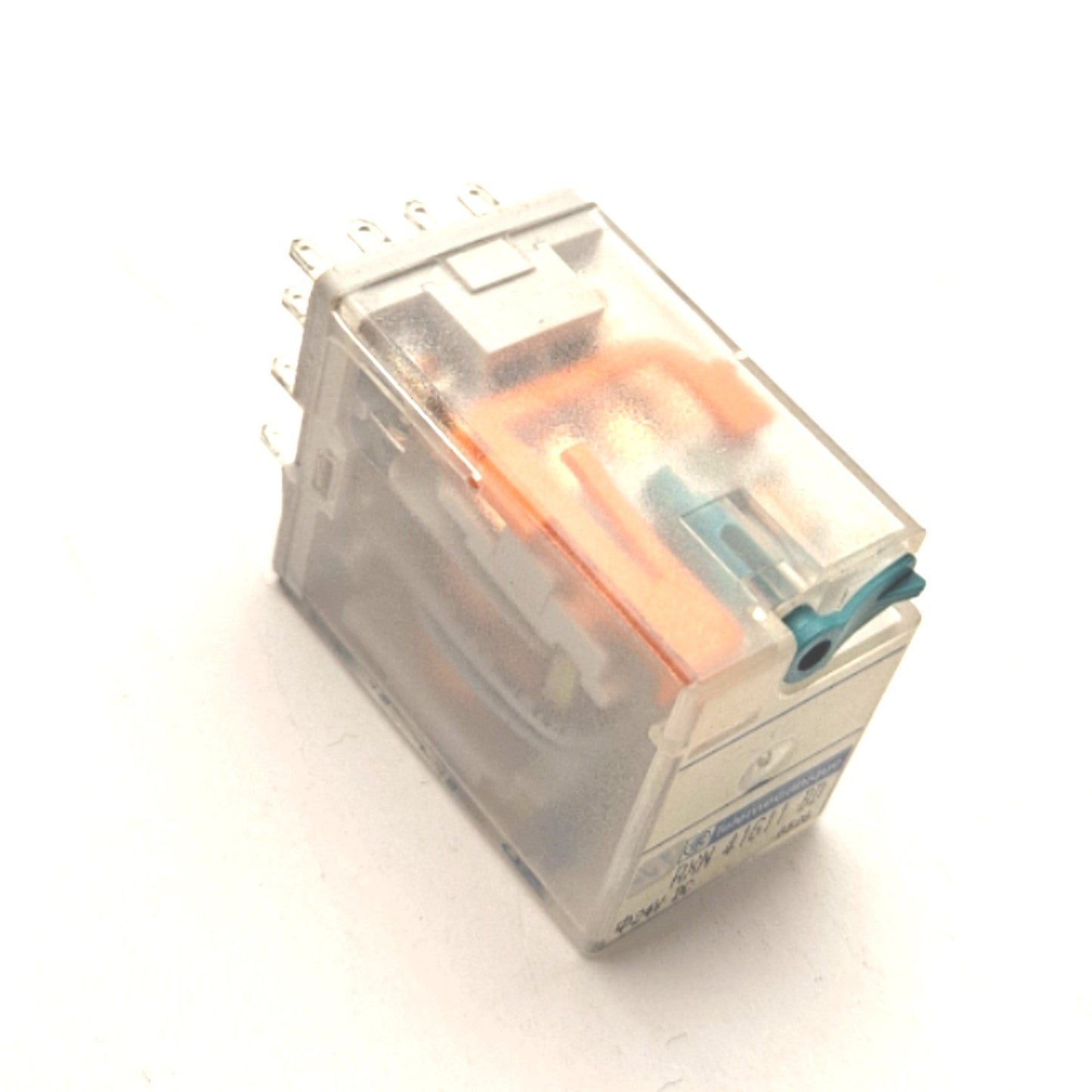 Used Telemecanique RXN 41G11 BD Power Relay, Coil: 24VDC Contact: 250VAC 5AMPS