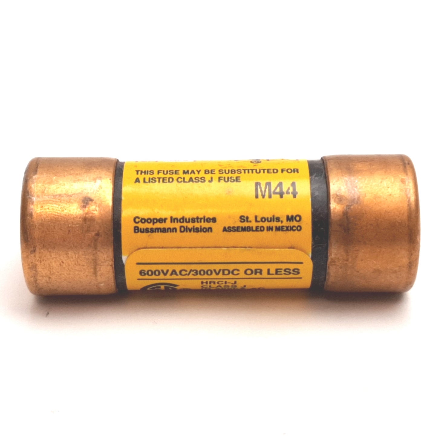 Used Lot of 3 Bussmann LPJ-10SP Time-Delay Fuse, Class J, 10A 600VAC 300VDC