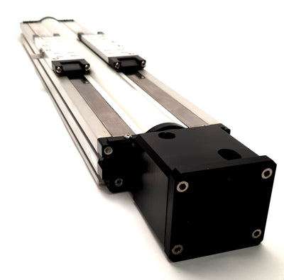 Used Parker 404300XRMSD3H1L1 Motorized Actuator Stage, 300mm Stroke, 10mm Drive Screw