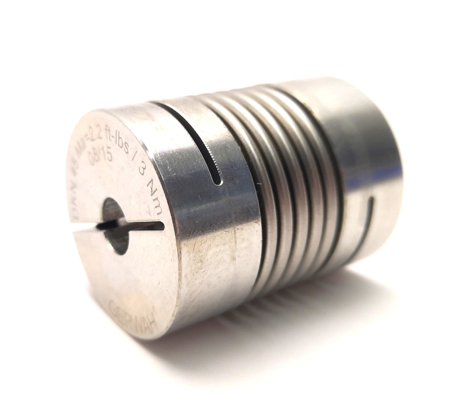 Used Gerwah DKN 45-41-8-12 Metal Bellows Motor Coupler 8 & 12mm Bore, 41mm Length