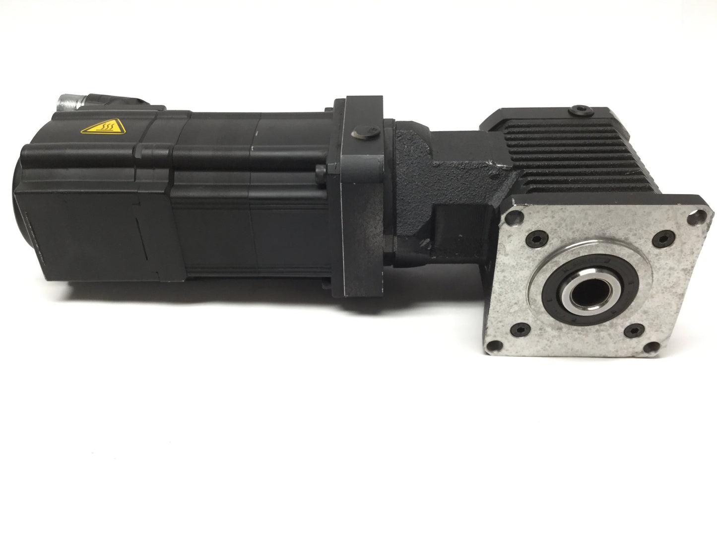 Used Lenze MCS 09D41LC40B0 Servo Motor 165VAC 3PH 1kW 4050RPM w/ Gearbox 10:1 Ratio