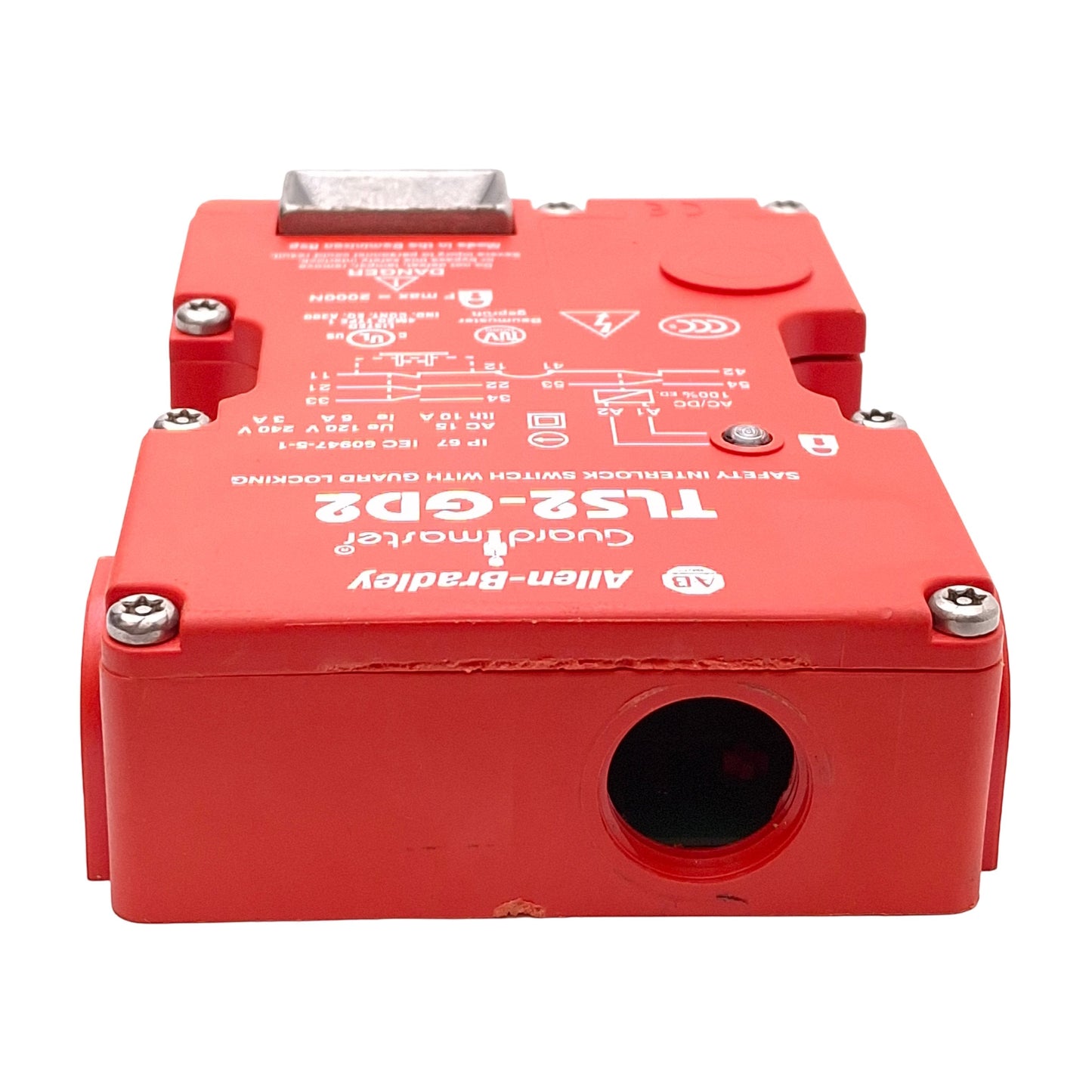 Used Allen Bradley 440G-T27177 TLS-GD2 Guardmaster Safety Interlock 2x NC 1x NO 24V