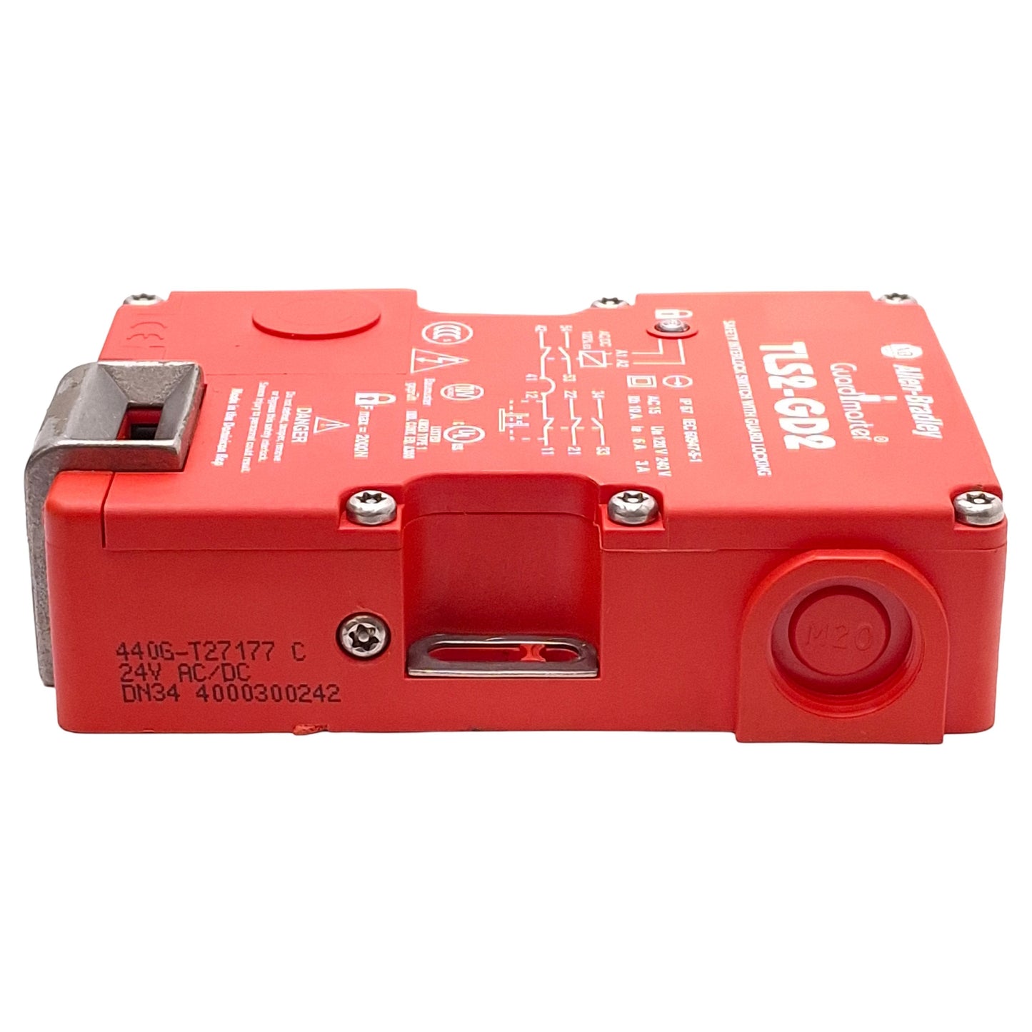 Used Allen Bradley 440G-T27177 TLS-GD2 Guardmaster Safety Interlock 2x NC 1x NO 24V