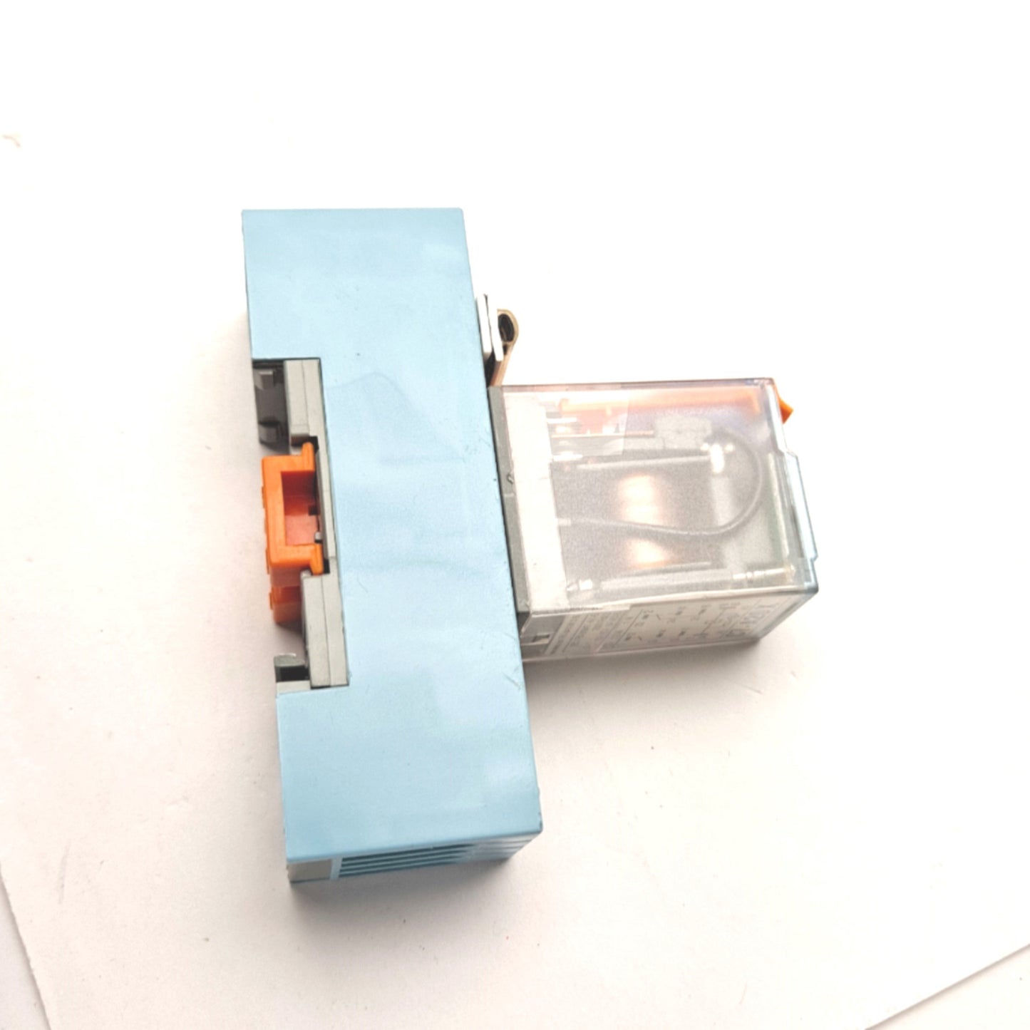 Used Releco C7-A20X Ice Cube Relay, DPDT, Coil: 24VDC, Rating: 10A 250V, With Socket