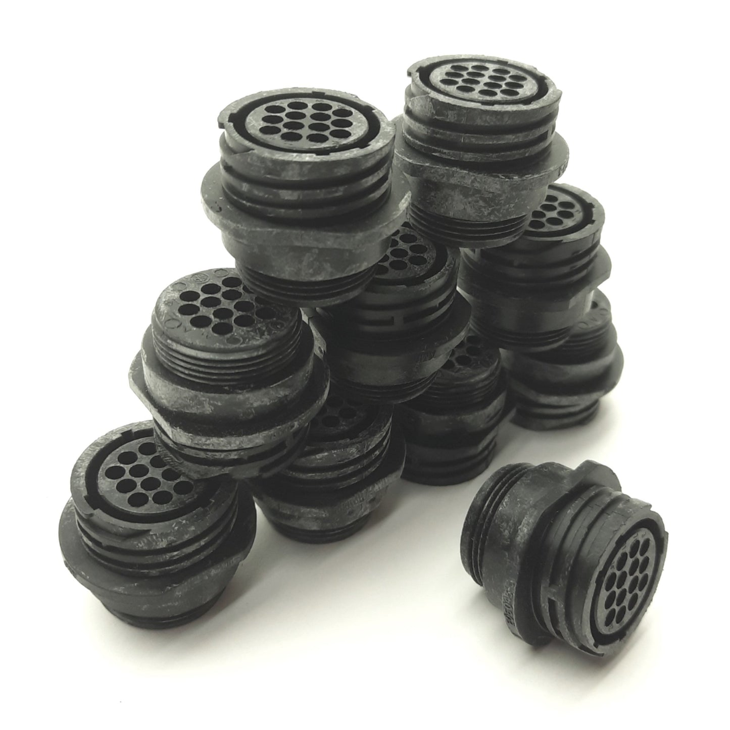 New Lot of 10 TE Connectivity 206043-3 Circular Connector Housing CPC 14-Pin Size-17