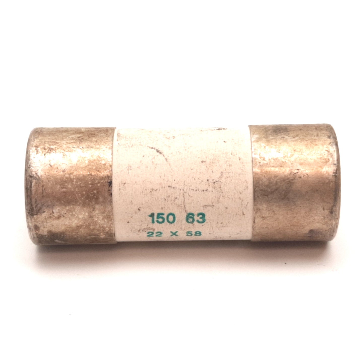 Used Lot of 3 Legrand aM 63A HRC Cartridge Fuse, Rating: 63A 500VAC, 2.24" x 0.87"