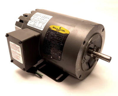 Used Baldor IDNM3534 Inverter Drive Motor 0.33HP Shaft: 5/8", 230/460VAC 60Hz 56C