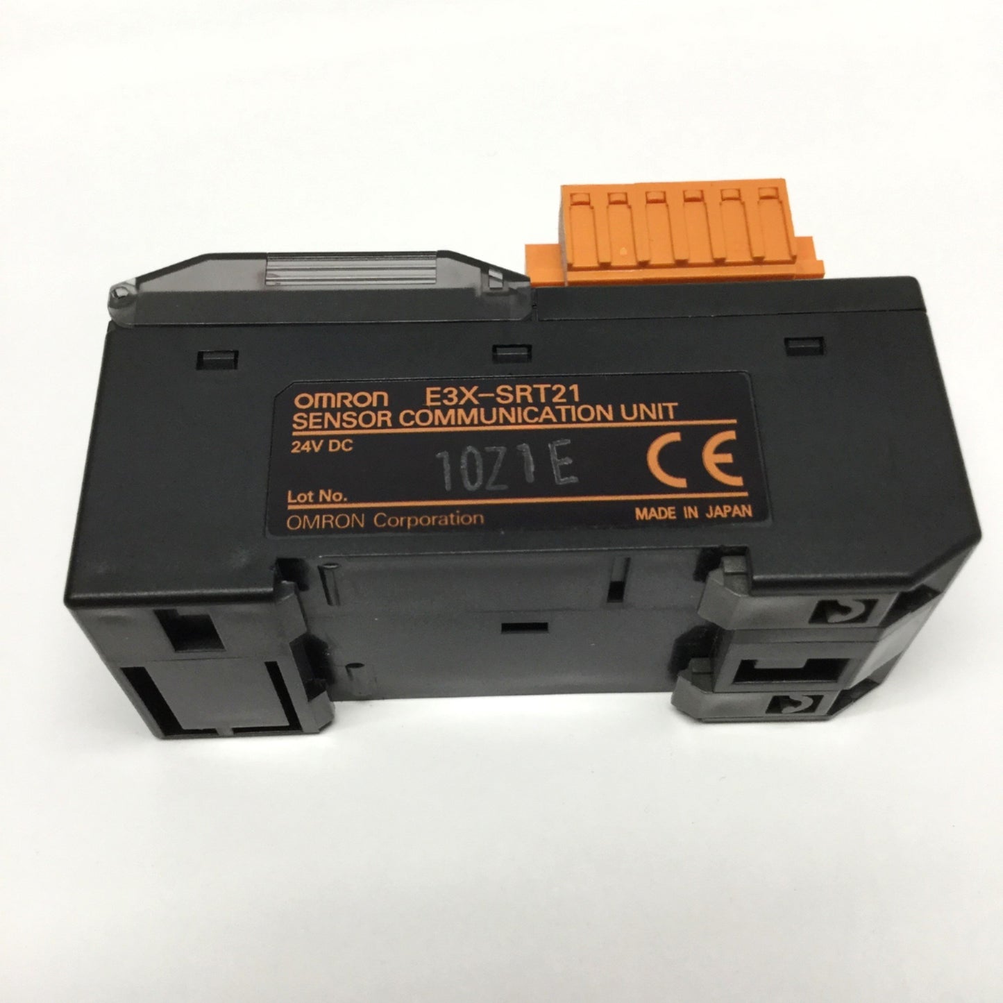 Used Omron E3X-SRT21 CompoBus/S Fiber Optic Sensor Amplifier Communication Unit 24VDC