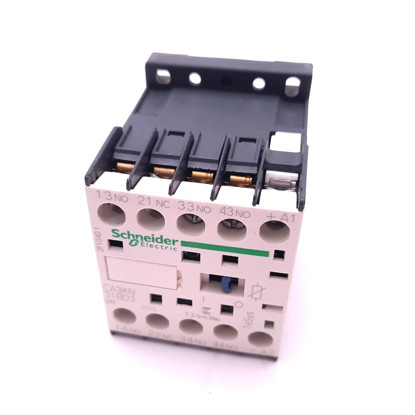 Used Schneider Electric CA3KN31BD3 Control Relay, 4-Pole 3x N/O 1x N/C, Coil: 24VDC