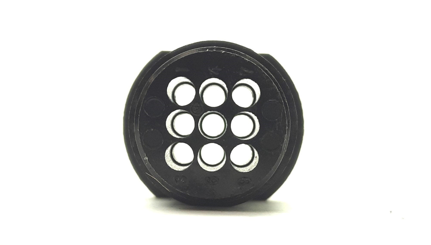New Lot of 8 TE Connectivity 206705-2 Circular Connector Housing, 9-Pin, Size 13