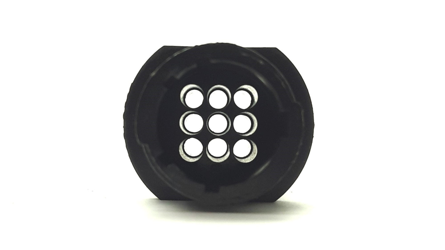 New Lot of 8 TE Connectivity 206705-2 Circular Connector Housing, 9-Pin, Size 13