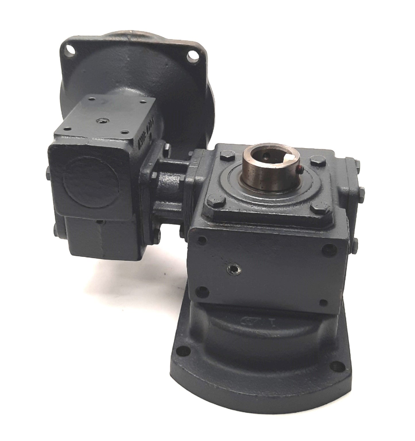 Used Hub City 0220-66485 1806 Worm Drive Double Reduction Gearbox, 1500/1, 56C
