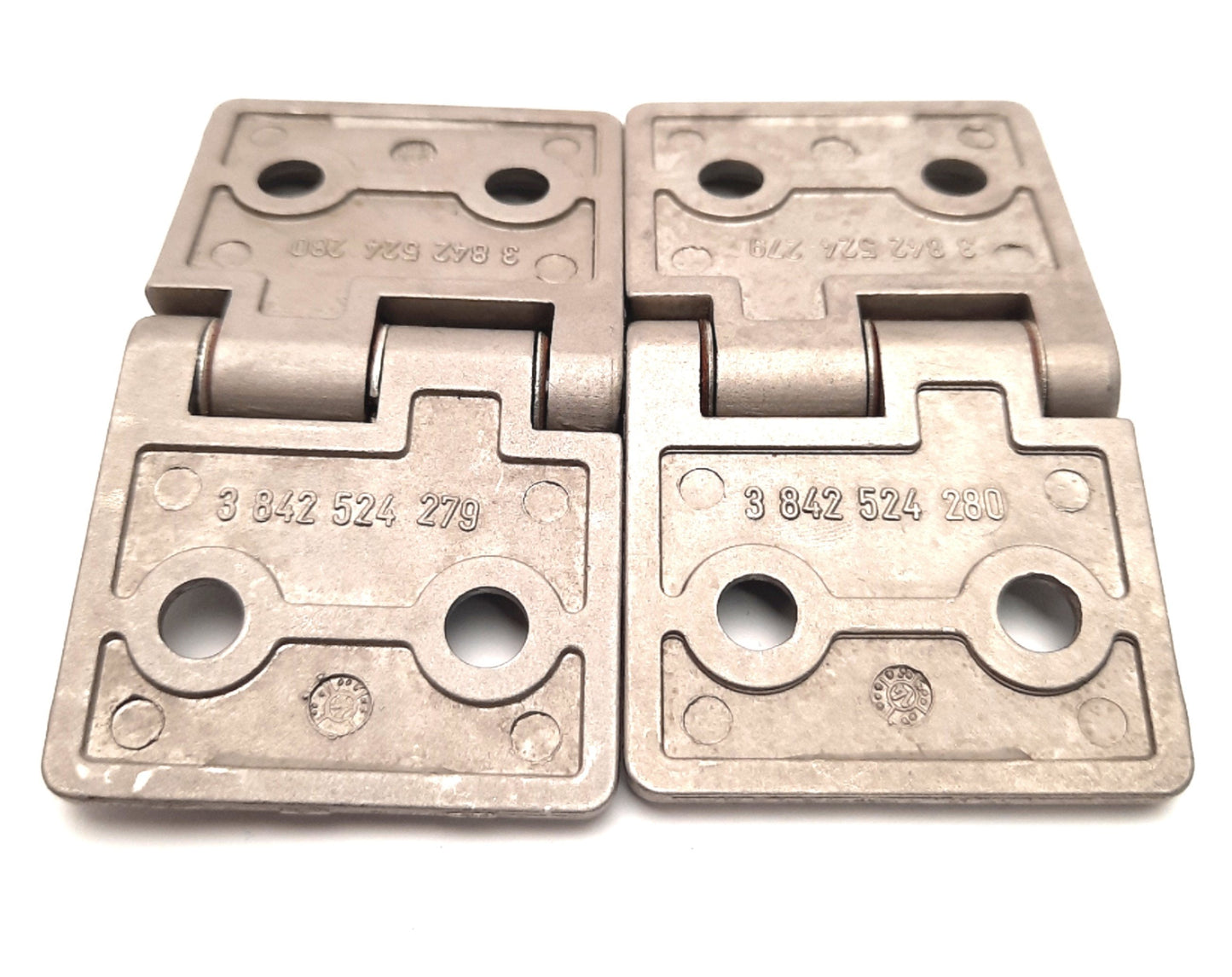 Used Lot of 2 Bosch Rexroth 3 842 524 280 Aluminum Hinge P1/P2 45mm, 6/8/10 Slot