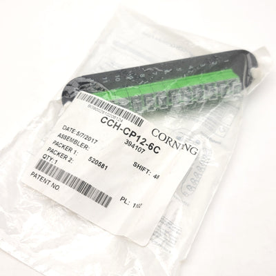New Corning CCH-CP12-6C Closet Connector Housing Panel, Single-Mode, OS2, 12 Fiber