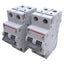 Used Lot of 2 Cutler Hammer WMS2C02 Circuit Breakers 2-Pole C-Curve 2A 277/480VAC