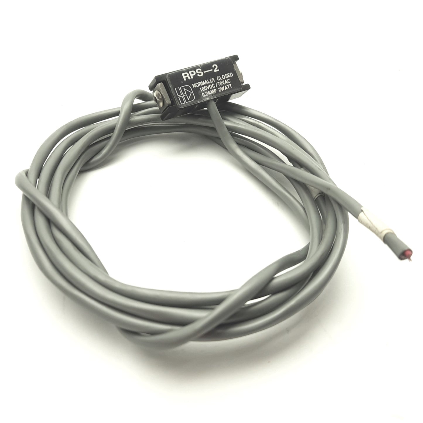 Used IDC RPS-2 Reed Position Switch, Normally Closed, 100VDC/70VAC .2A 2W