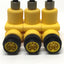 Used Lot of 3 Lumberg TAP50 RKT5 Splitter Tee M12 F to 7/8" Male & Female, 5-Pole