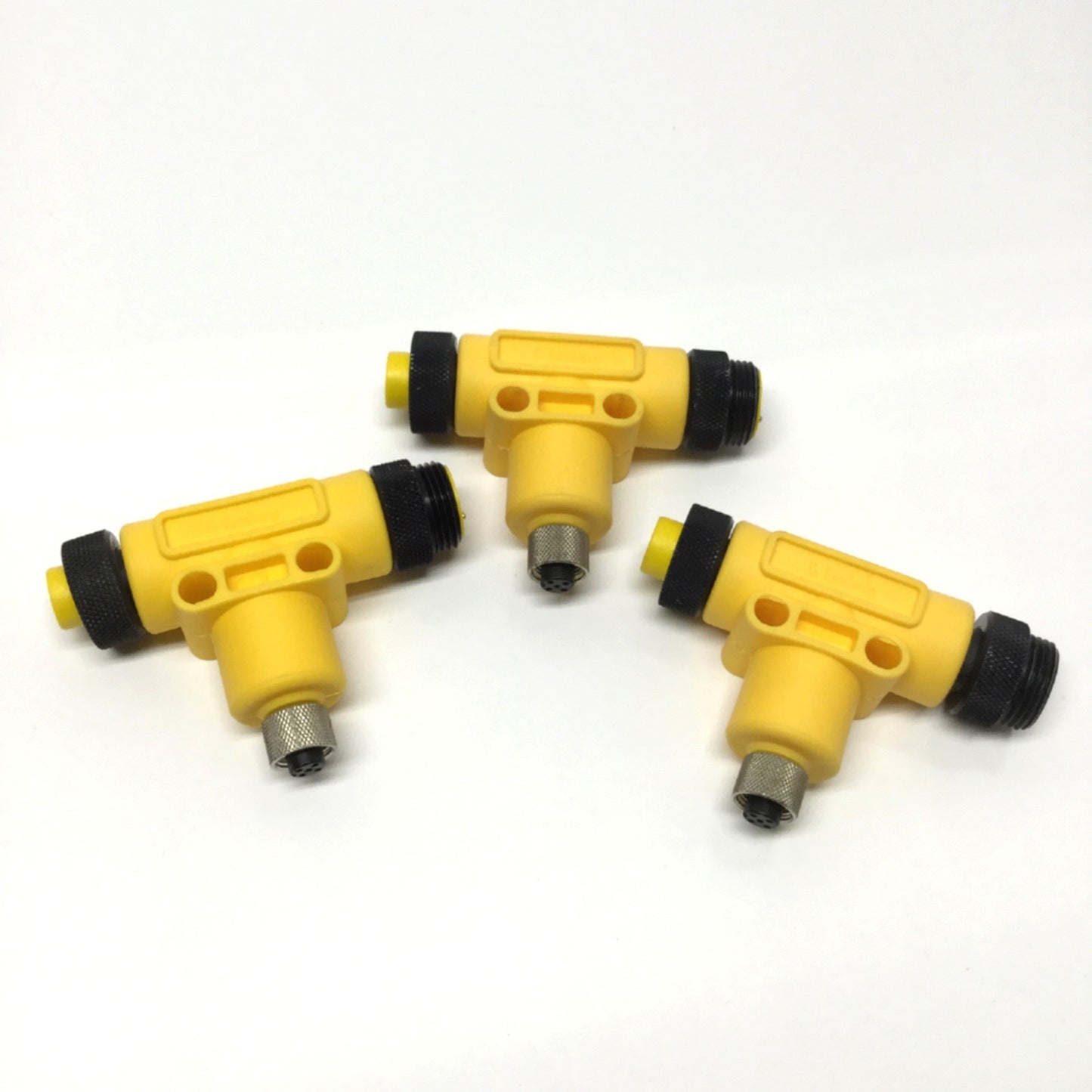 Used Lot of 3 Lumberg TAP50 RKT5 Splitter Tee M12 F to 7/8" Male & Female, 5-Pole