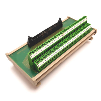 Used Altech 4AC-A AD89003 Breakout Module Board Base Backplane, 60 PIN IDC