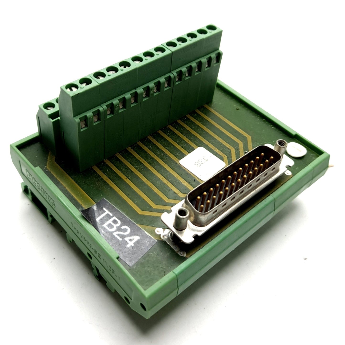 Used Phoenix Contact 2281144 FLKM-D25 SUB/S Breakout Module, 25-PIN