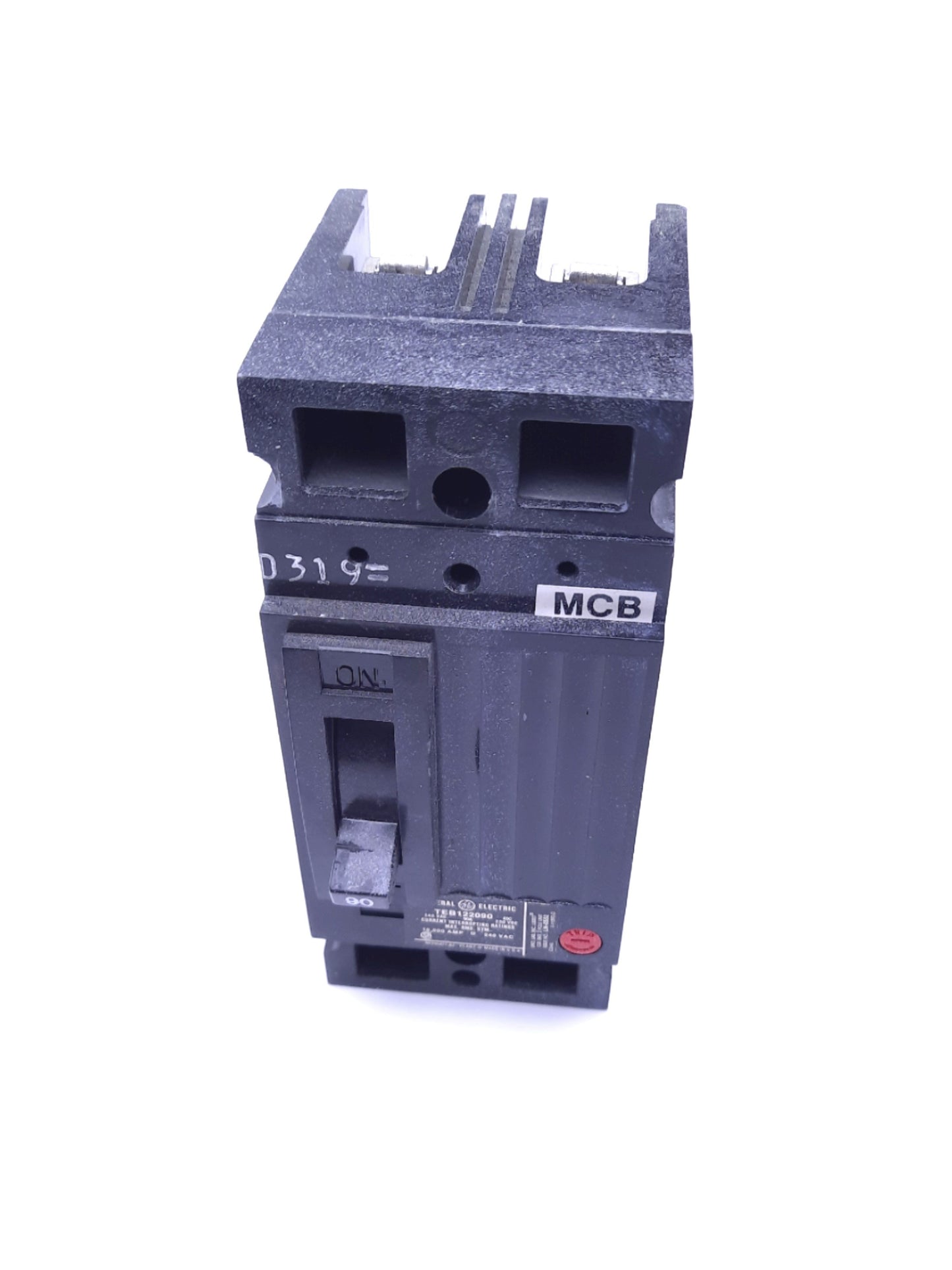 Used General Electric TEB122090 Molded Case Circuit Breaker 240VAC 250VDC 90A