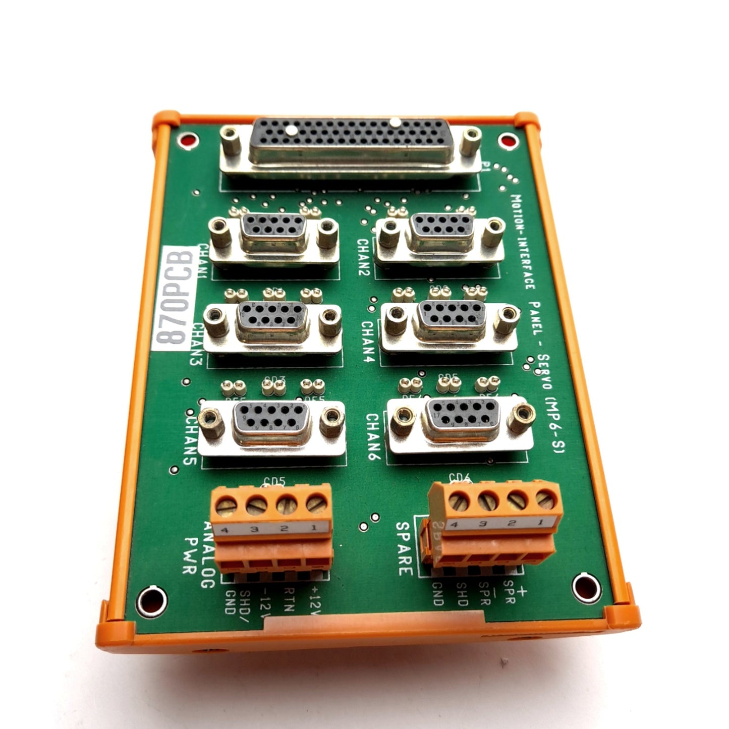 Used Adept 30330-12470 MP6-S Motion-Interface Breakout Module 6 Channel, Din Mount