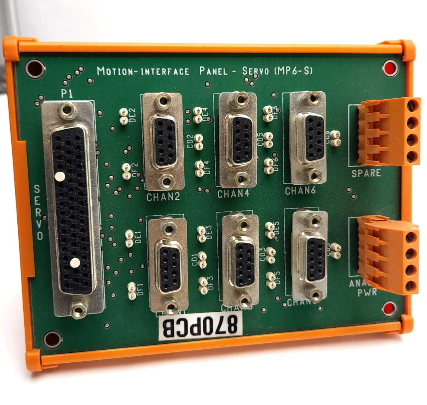 Used Adept 30330-12470 MP6-S Motion-Interface Breakout Module 6 Channel, Din Mount