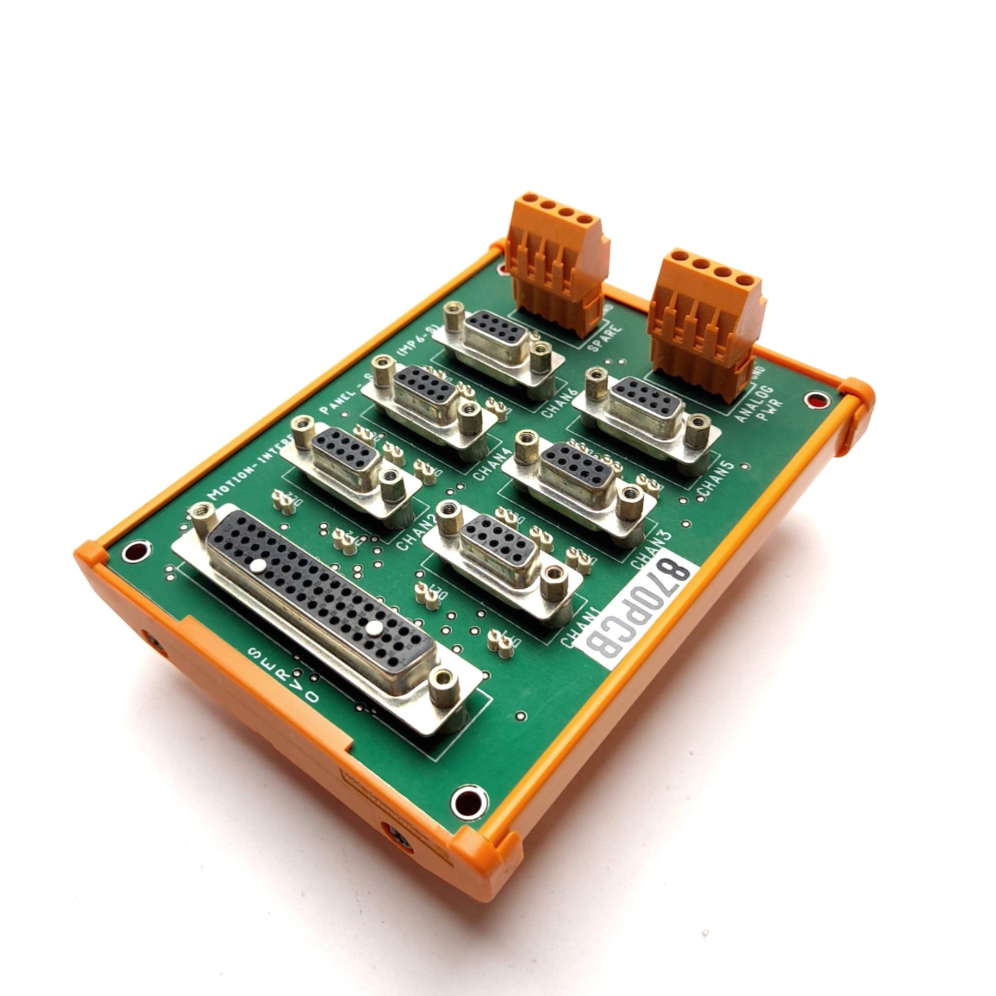 Used Adept 30330-12470 MP6-S Motion-Interface Breakout Module 6 Channel, Din Mount