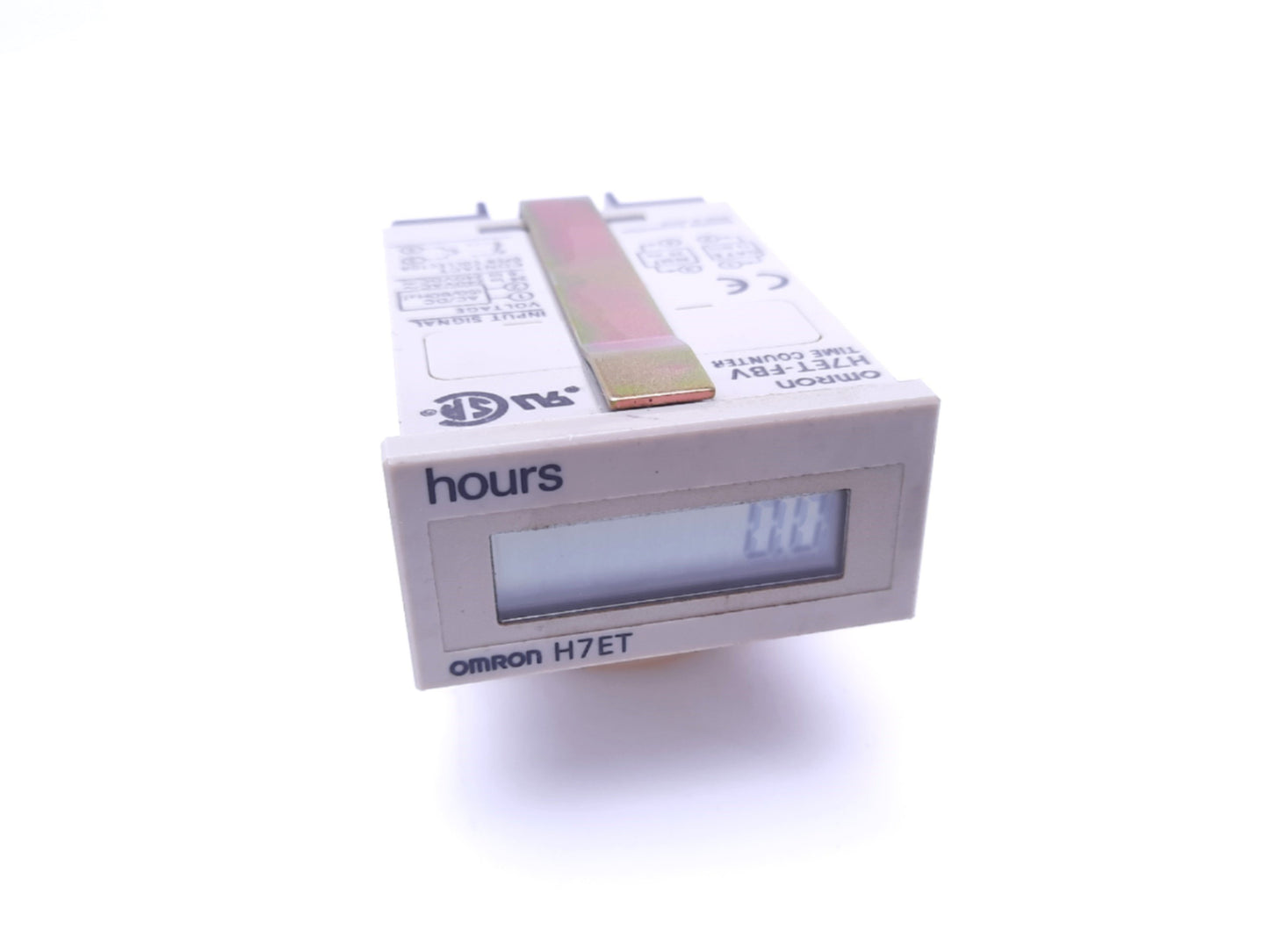 Used Omron H7ET-FBV Time Counter, 24-240VAC/6-240VDC Input (Gate), Contact Closure