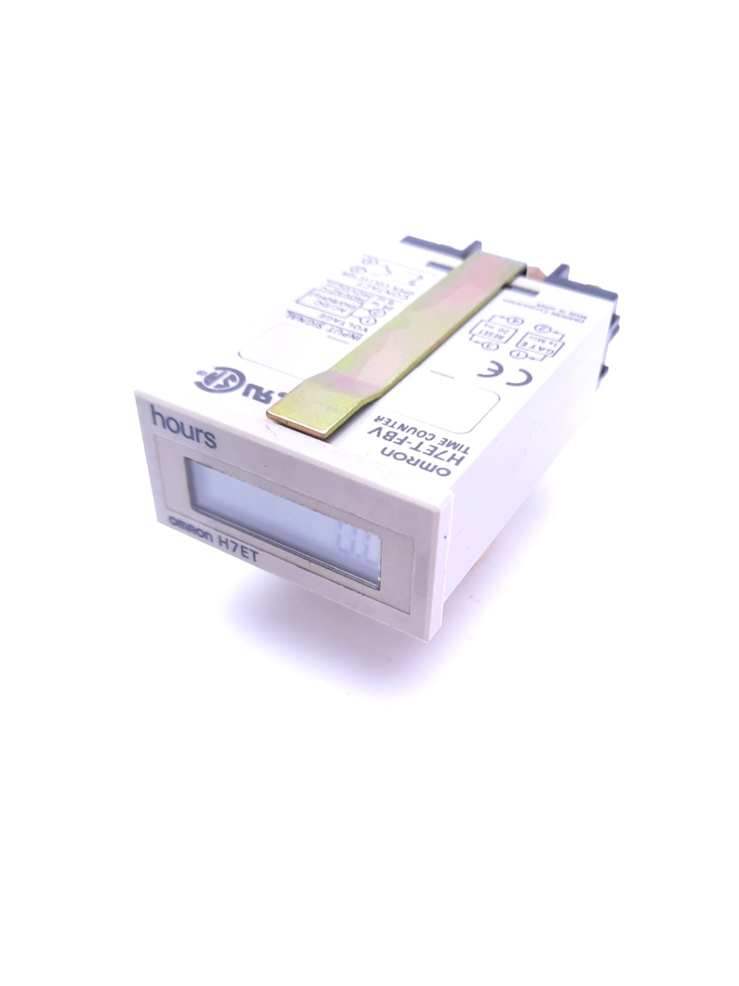 Used Omron H7ET-FBV Time Counter, 24-240VAC/6-240VDC Input (Gate), Contact Closure