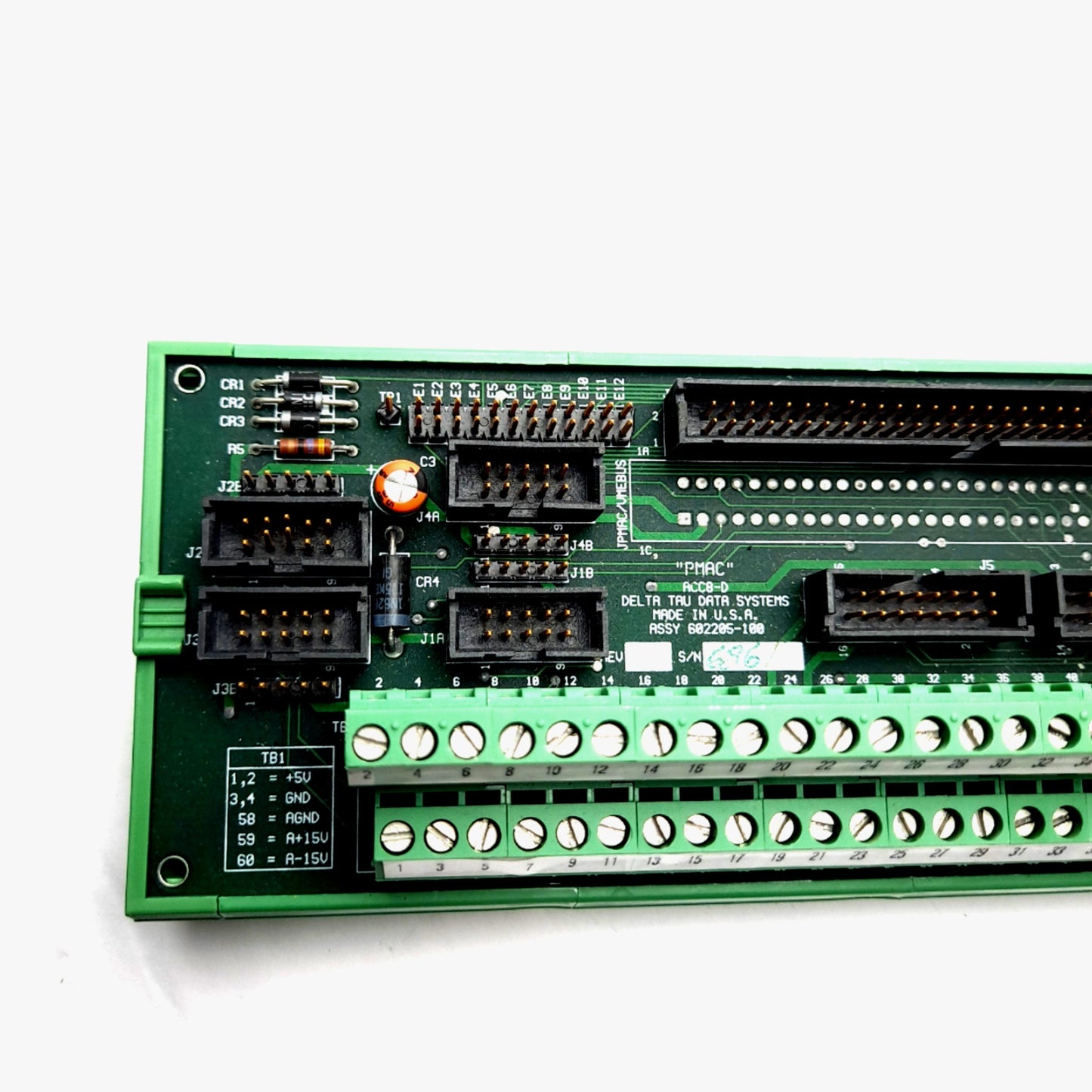 Used Delta Tau ASSY 602205-100 ACC8-D Terminal Block PMAC Accessory Interface Module