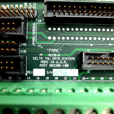 Used Delta Tau ASSY 602205-100 ACC8-D Terminal Block PMAC Accessory Interface Module