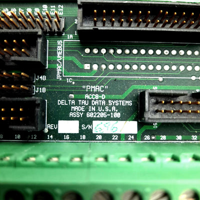 Used Delta Tau ASSY 602205-100 ACC8-D Terminal Block PMAC Accessory Interface Module