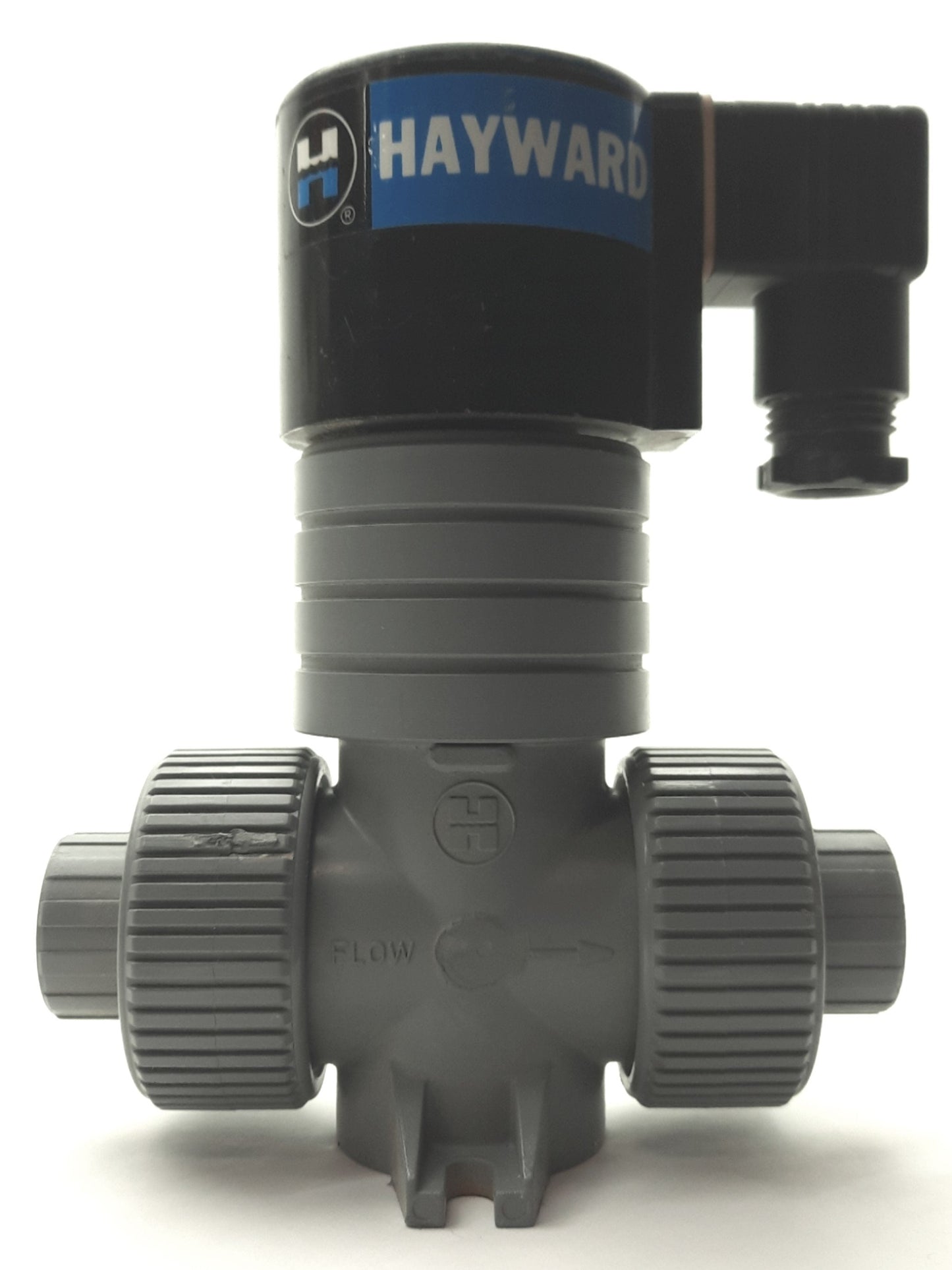 Used Hayward SVX00501 CPVC True Union Solenoid Valve 1-Way NC 1/2"NPT 150PSI 120VAC