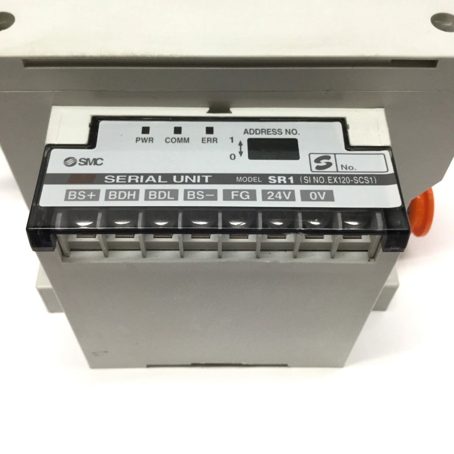 Used SMC VQ2100-5 (x5) Solenoid Valves, 5-Port 2-Pos, 24VDC w/CompoBus Serial Unit