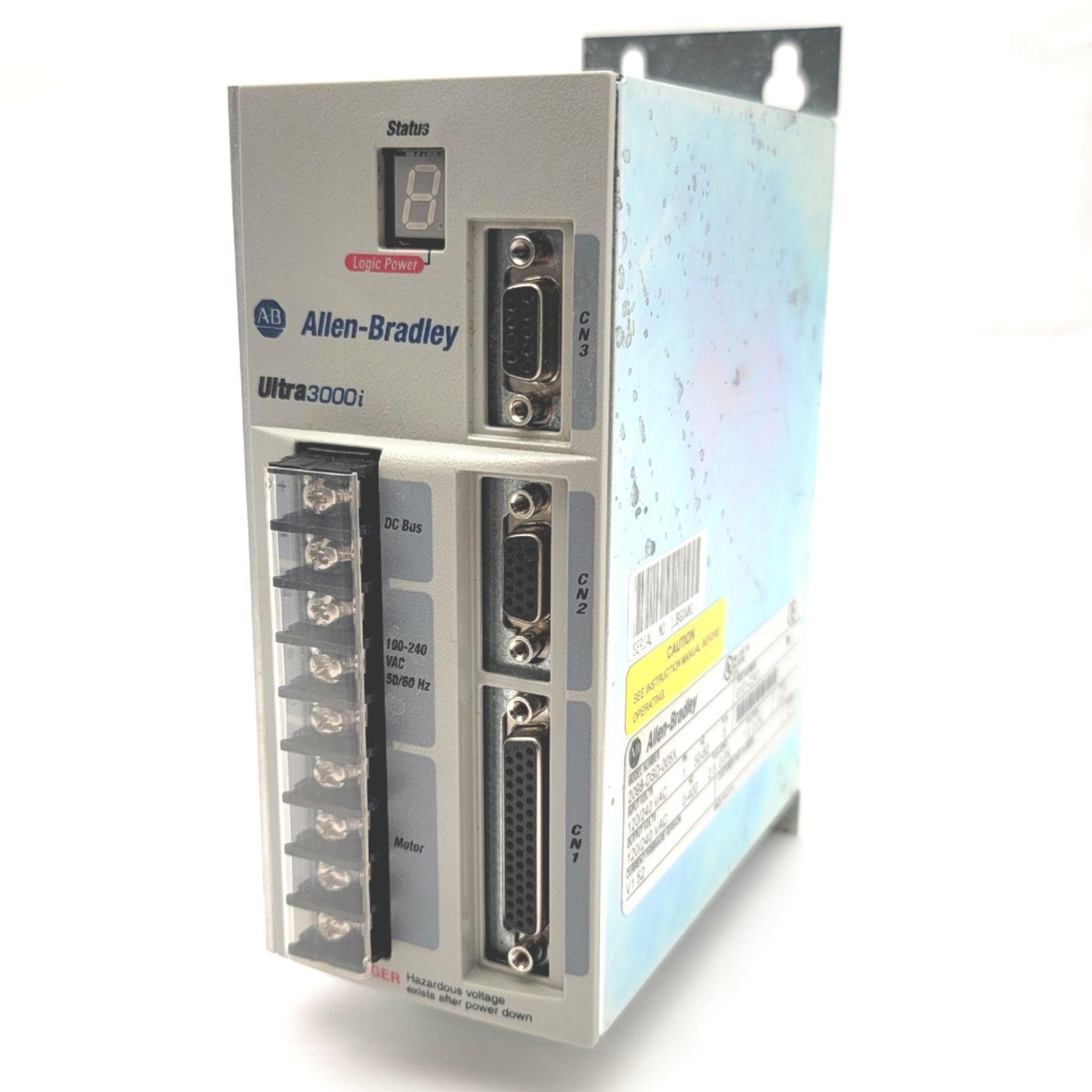 Used Allen Bradley 2098-DSD-005X Ser C FW V1.52 Ultra 3000 Servo Drive, 120/240VAC