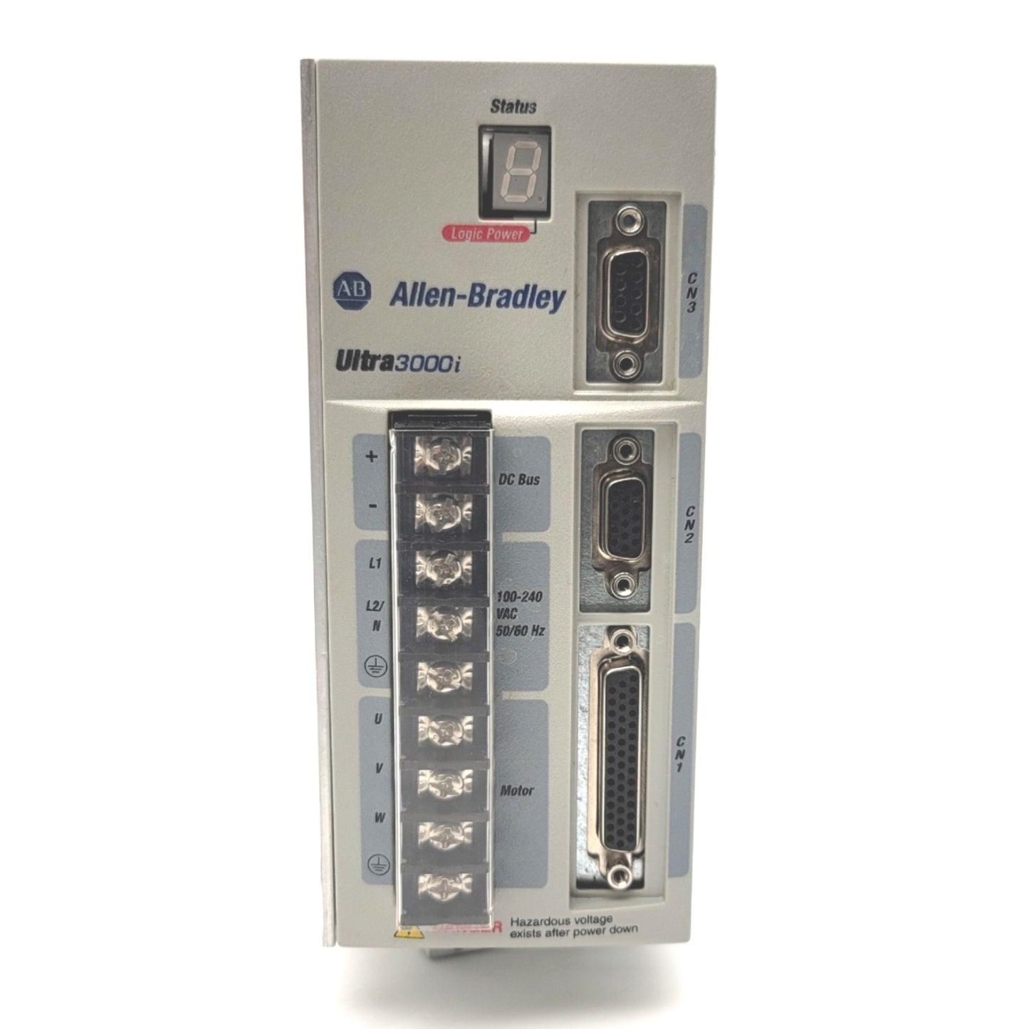 Used Allen Bradley 2098-DSD-005X Ser C FW V1.52 Ultra 3000 Servo Drive, 120/240VAC