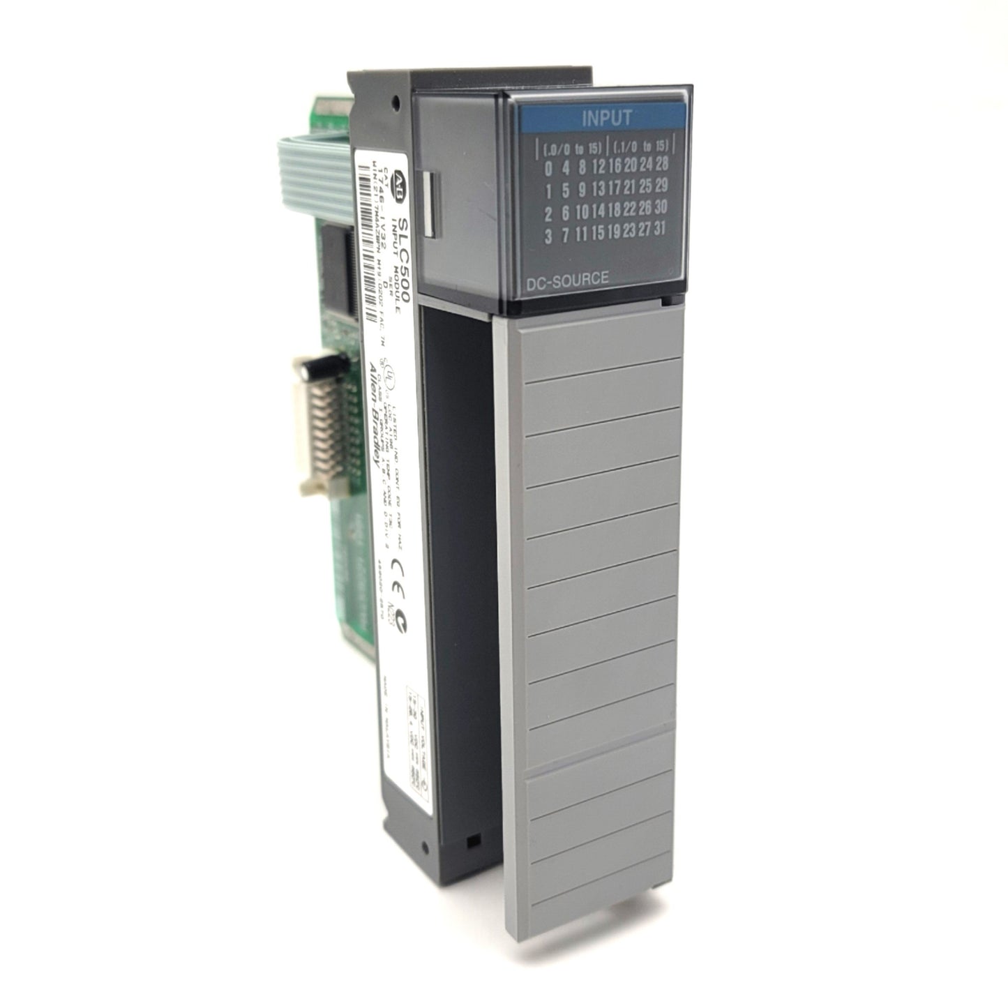 Used Allen Bradley 1746-IV32 Ser D SLC 500 DC-Source Input Module, 15-30VDC
