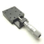 Used Del-Tron 101-X Micrometer Linear Positioner, 1¼ x 1¼" Stage, ½" Travel, 4lbs