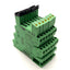 Used Lot of 7 Phoenix Contact PLC-BSP-24DC/1/ACT Relay Base 24v DC Input, NO Contact