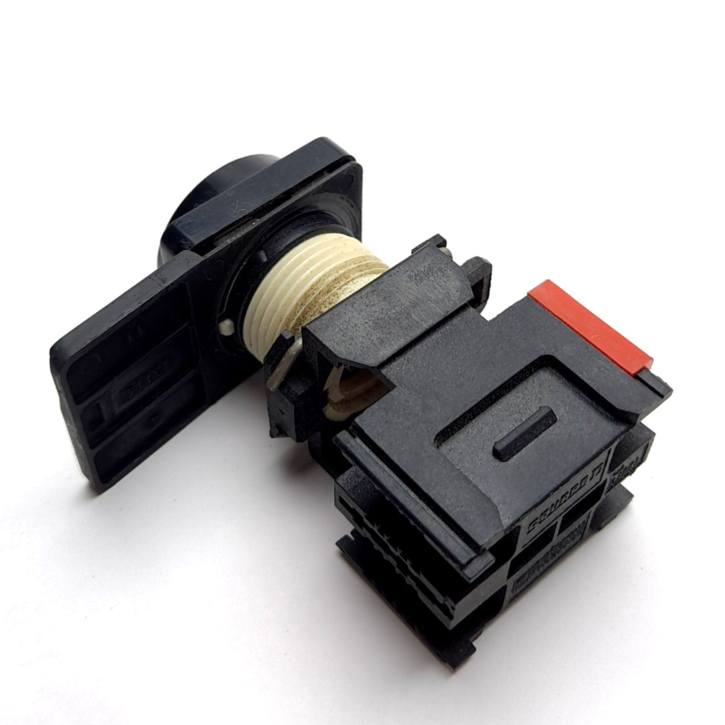 Used Square D 9001 Red Push Button With DA01 N/C Contact Block 16A 500VAC